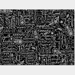 Strong Women Black and White Posters and Art